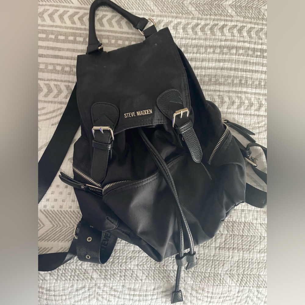 Steve Madden Black Backpack🖤
